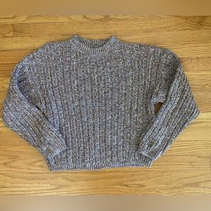 Universal Thread Goods Co. Knit Sweater Women’s Medium Brown White Top Crew Neck